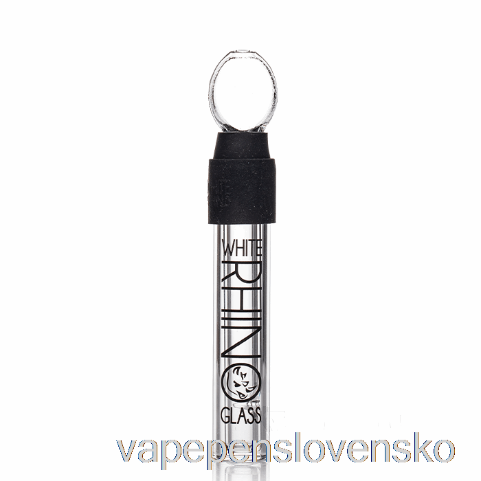 Biele Sklo Z Nosorožca Tupý Posúvač číry Vape Cigareta
